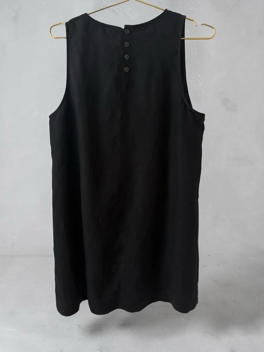 J. Crew Button-Back Linen Shift Dress Size XL
